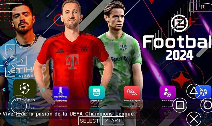 EFOOTBALL PES 2024 PPSSPP EUROPEUS NOVAS FACES 2K REALISTAS ELENCOS 100% ATUALIZADOS + KITS 24/25