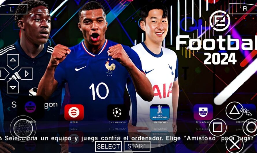 EFOOTBALL PES 2024 PPSSPP EUROPEUS NOVAS FACES 2K ELENCOS 100% ATUALIZADOS + KITS 24/25