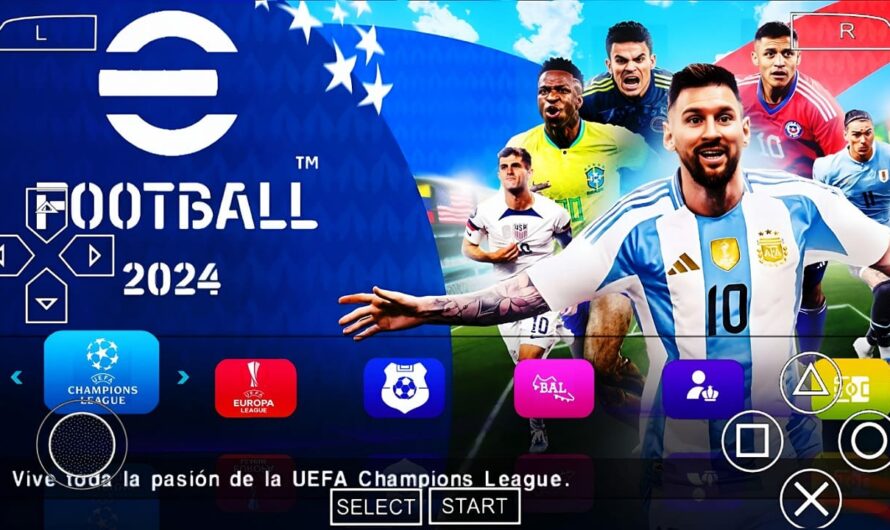 EFOOTBALL PES 2024 PPSSPP EUROPEUS NOVAS FACES 2K ELENCOS 100% ATUALIZADOS + KITS 24/25