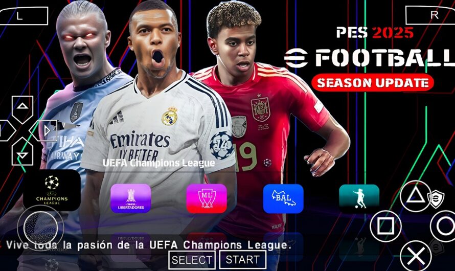 LOS MEJORES EFOOTBALL PES 2025 PPSSPP EUROPEOS SE ENFRENTAN REPARTOS REALISTAS 100% ACTUALIZADOS + KITS 24/25