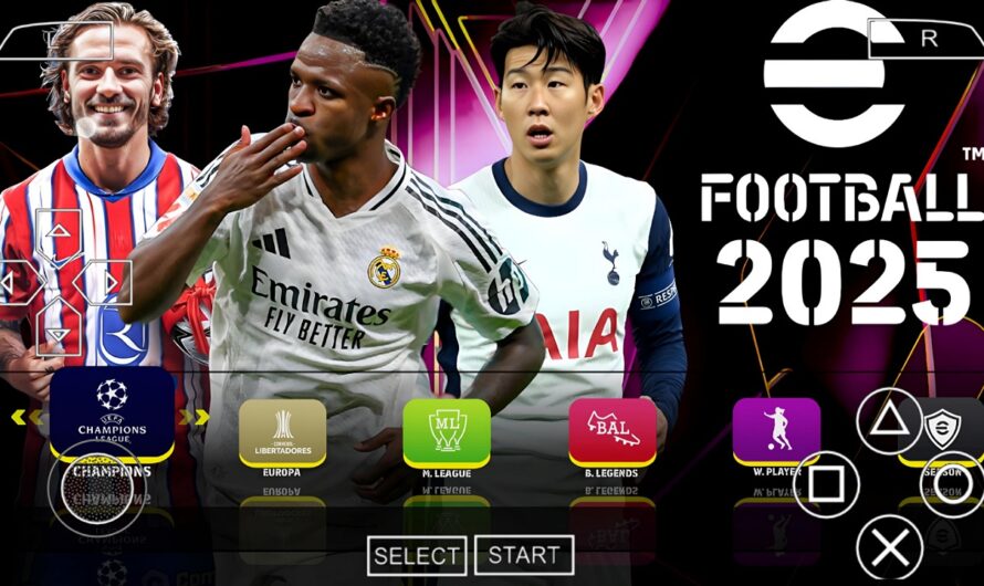 EFOOTBALL PES 2025 PPSSPP EUROPEUS NOVAS FACES ELENCOS 100% ATUALIZADOS + 62 ESTADIOS