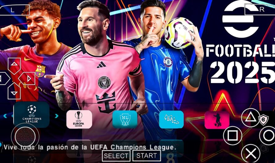 EFOOTBALL PES 2025 PPSSPP EUROPEUS NOVAS FACES 2K ELENCOS 100% ATUALIZADOS + KITS 24/25