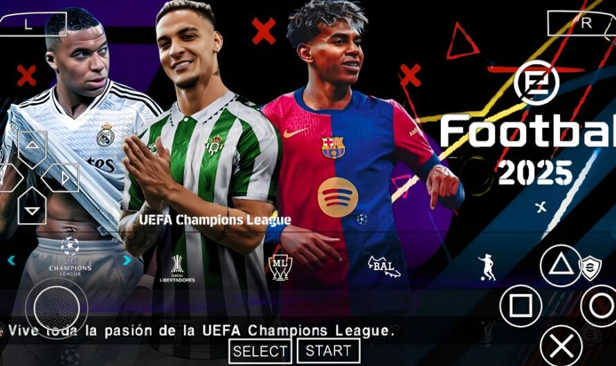 EFOOTBALL PES 2025 PPSSPP EUROPEUS NOVAS FACES REALISTAS ELENCOS ATUALIZADOS + KITS 24/25