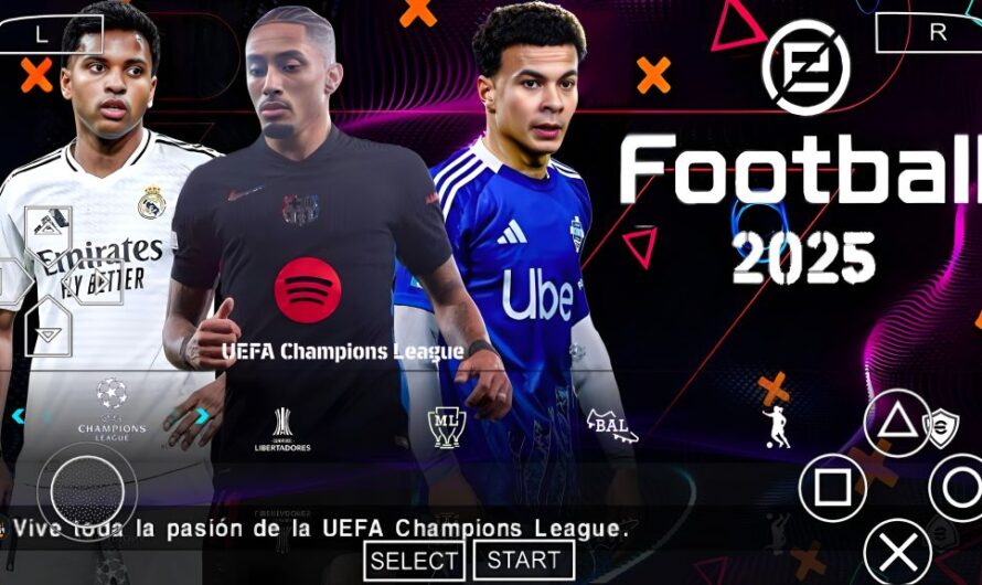 EFOOTBALL PES 2025 PPSSPP EUROPEUS NOVAS TRANSFERÊNCIAS ATUALIZADOS FACES REALISTAS + KITS 24/25