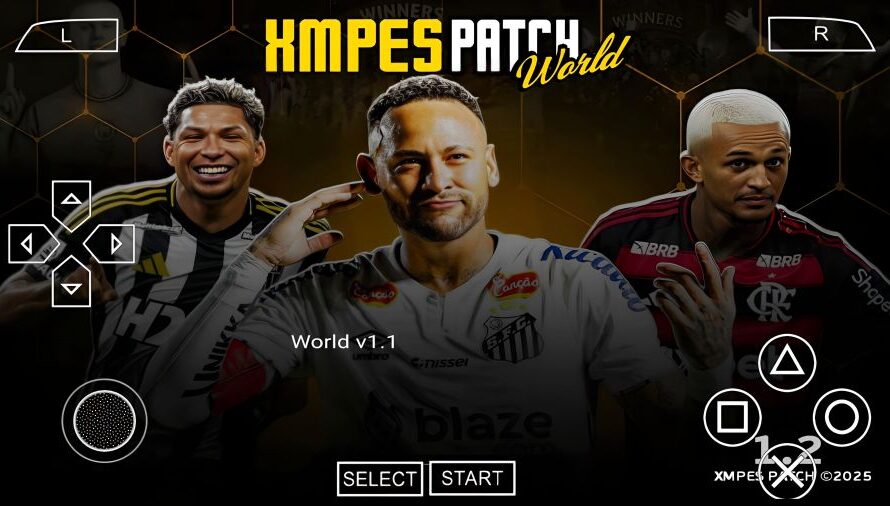 EFOOTBALL PES 2025 PPSSPP V1.2 COM BRASILEIRÃO e EUROPEUS NOVAS FACES REALISTAS + KITS 25/26