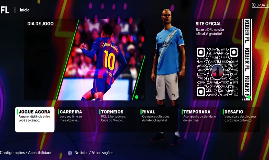 DFL 26 ANDROID V1.0: NEW MENU | NOVAS TRANSFERÊNCIAS, KITS 25/26, MUNDIAL DE CLUBES 2025 E MUITO MAIS…