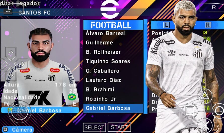 EFOOTBALL PES 2026 PPSSPP SUL-AMERICANO BRASILEIRÃO NOVAS TRANSFERÊNCIAS FACES 2K + KITS 25/26