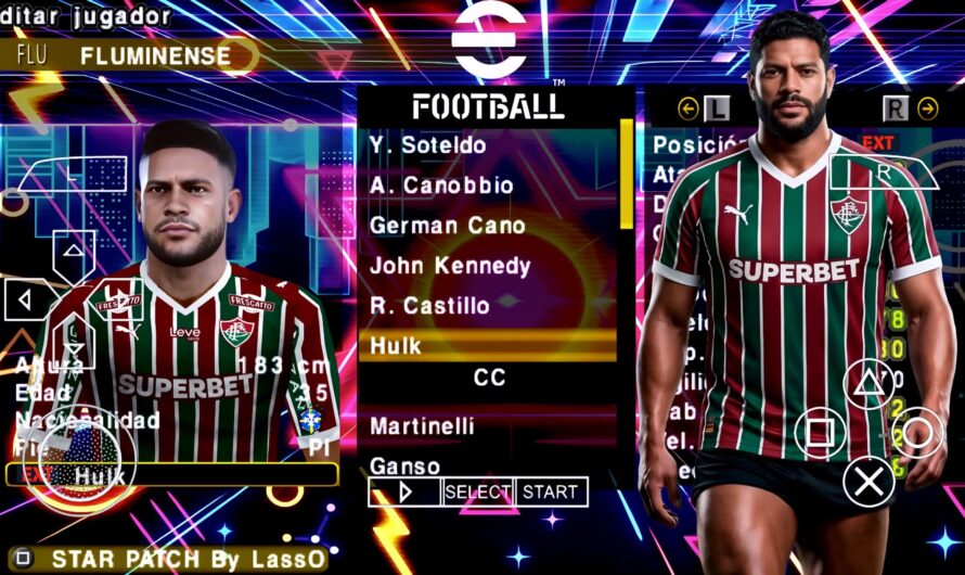EFOOTBALL PES 2026 PPSSPP SUL-AMERICANO BRASILEIRÃO NOVAS FACES 4K ELENCOS & LIBERTADORES ATUALIZADOS